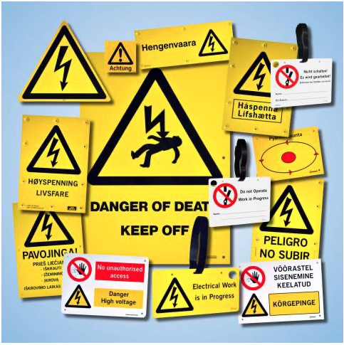 Haramex Electrical Warning Prohibition And Fibre Optic Signs